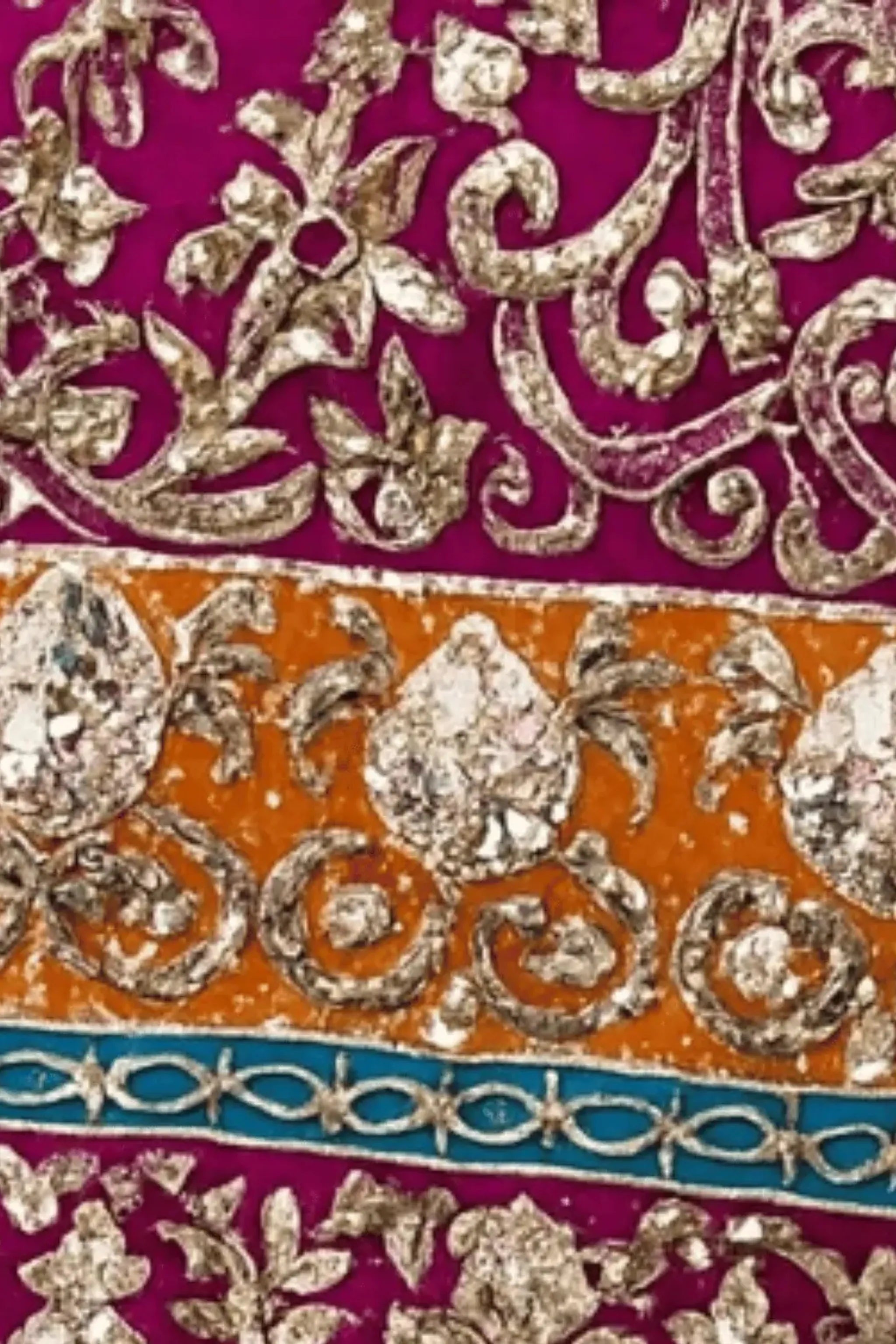 Mehrunisa – Luxury Raw Silk 3-Piece Embroidered Dress