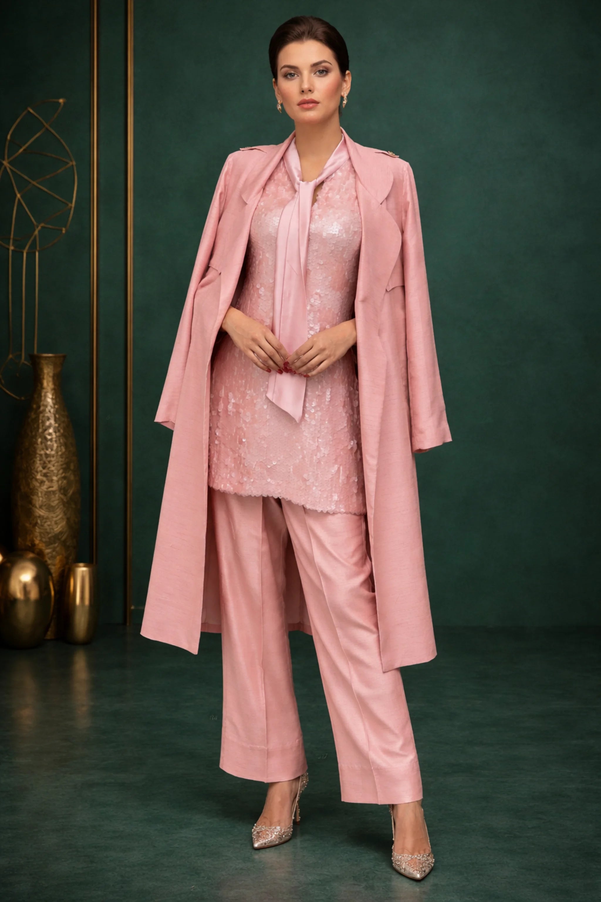 Blush_Aura_long_trench_coat_layered_styling