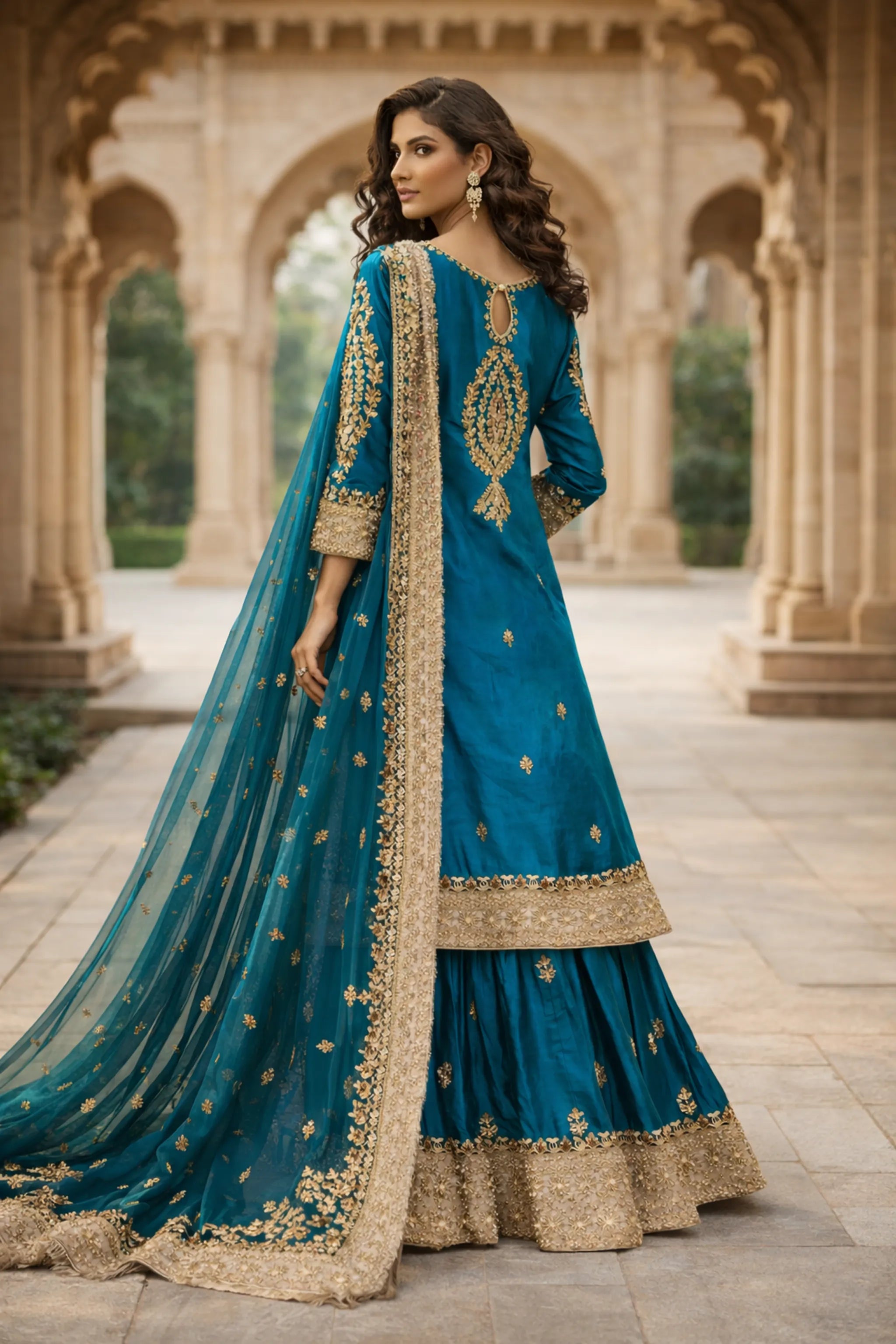 3 Piece Gharara Set
