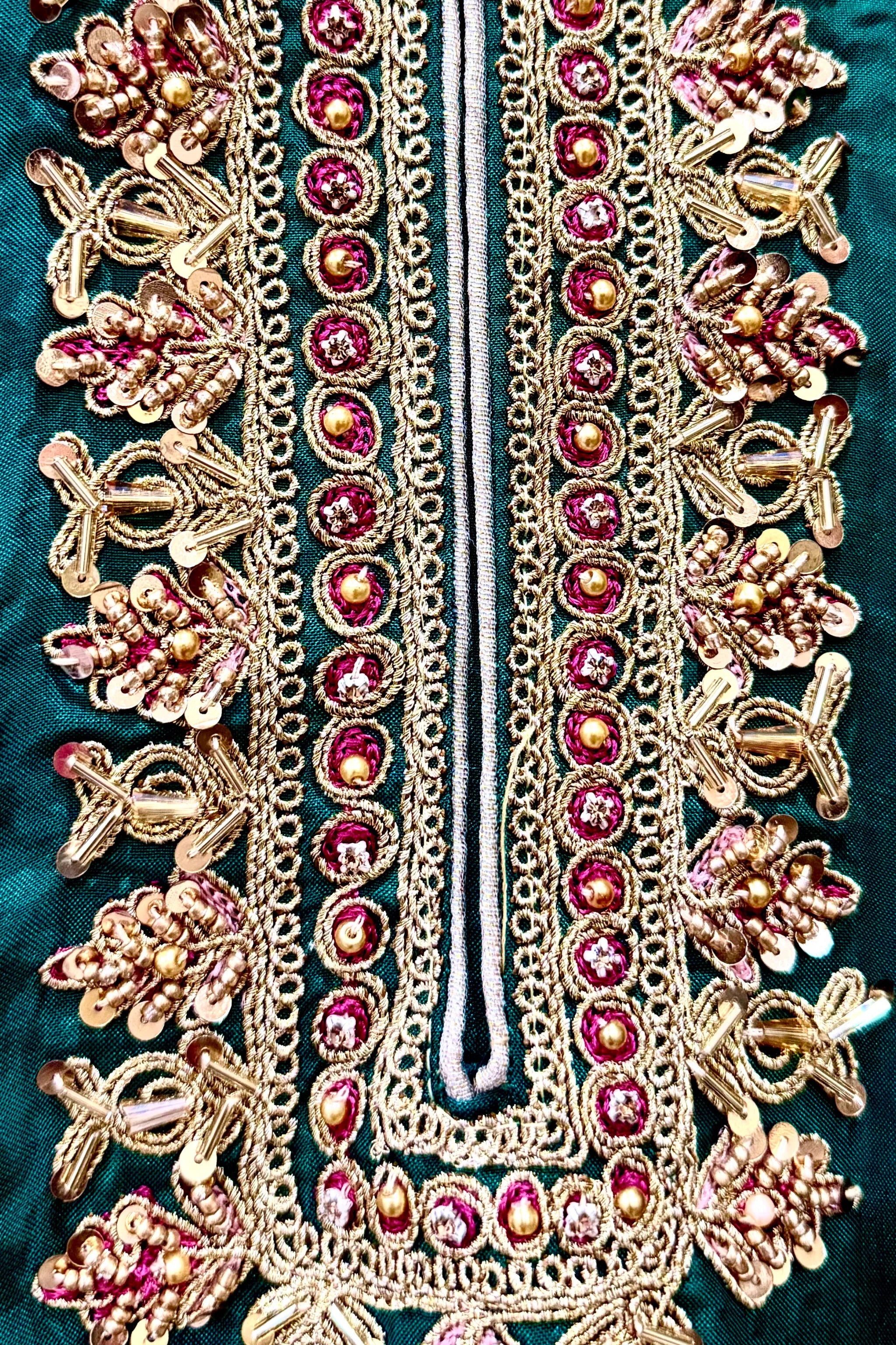 Bottle Green Lehanga