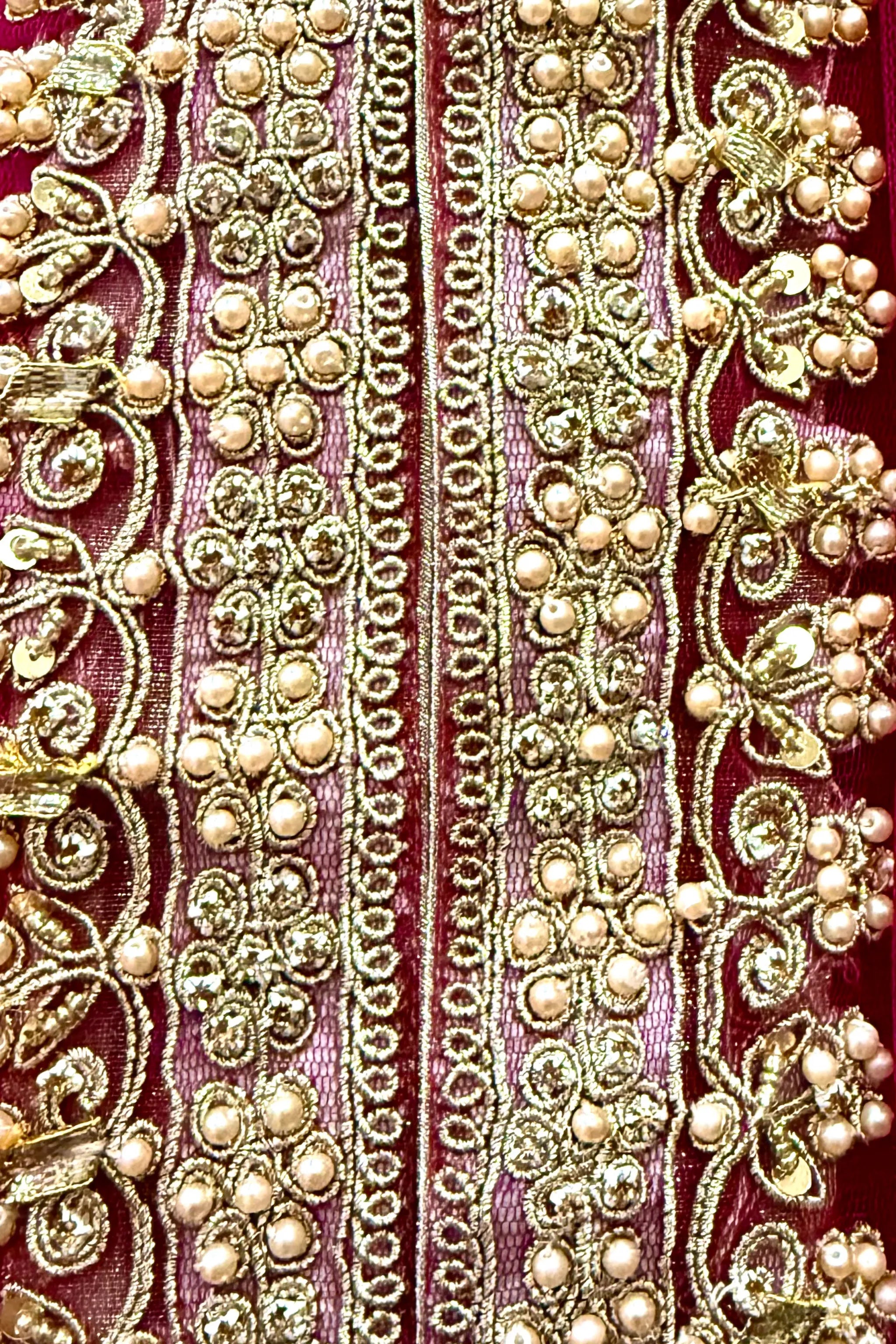 3 Piece Magenta Lehenga