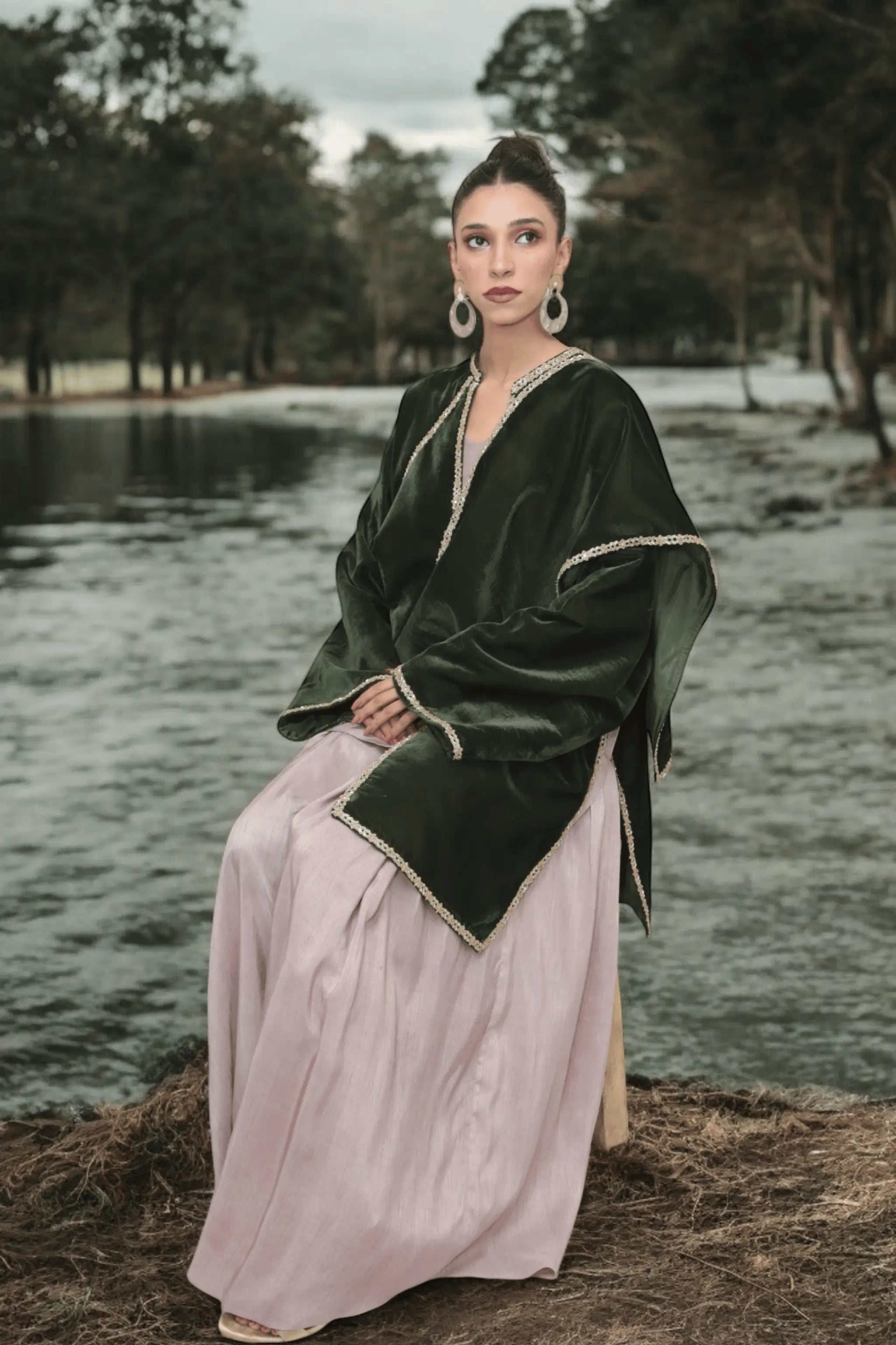 Pink Ivory Jacket Dress