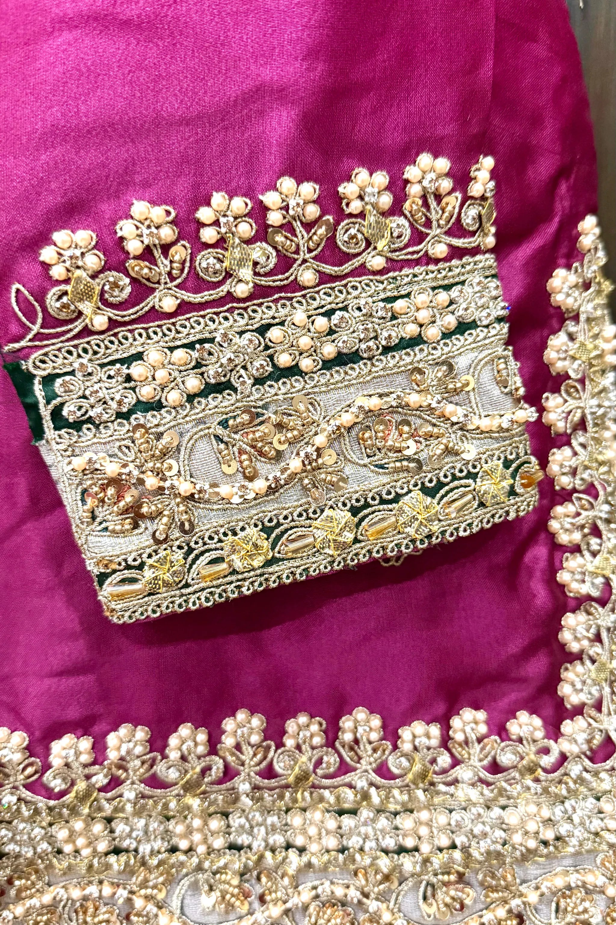 3 Piece Magenta Lehenga