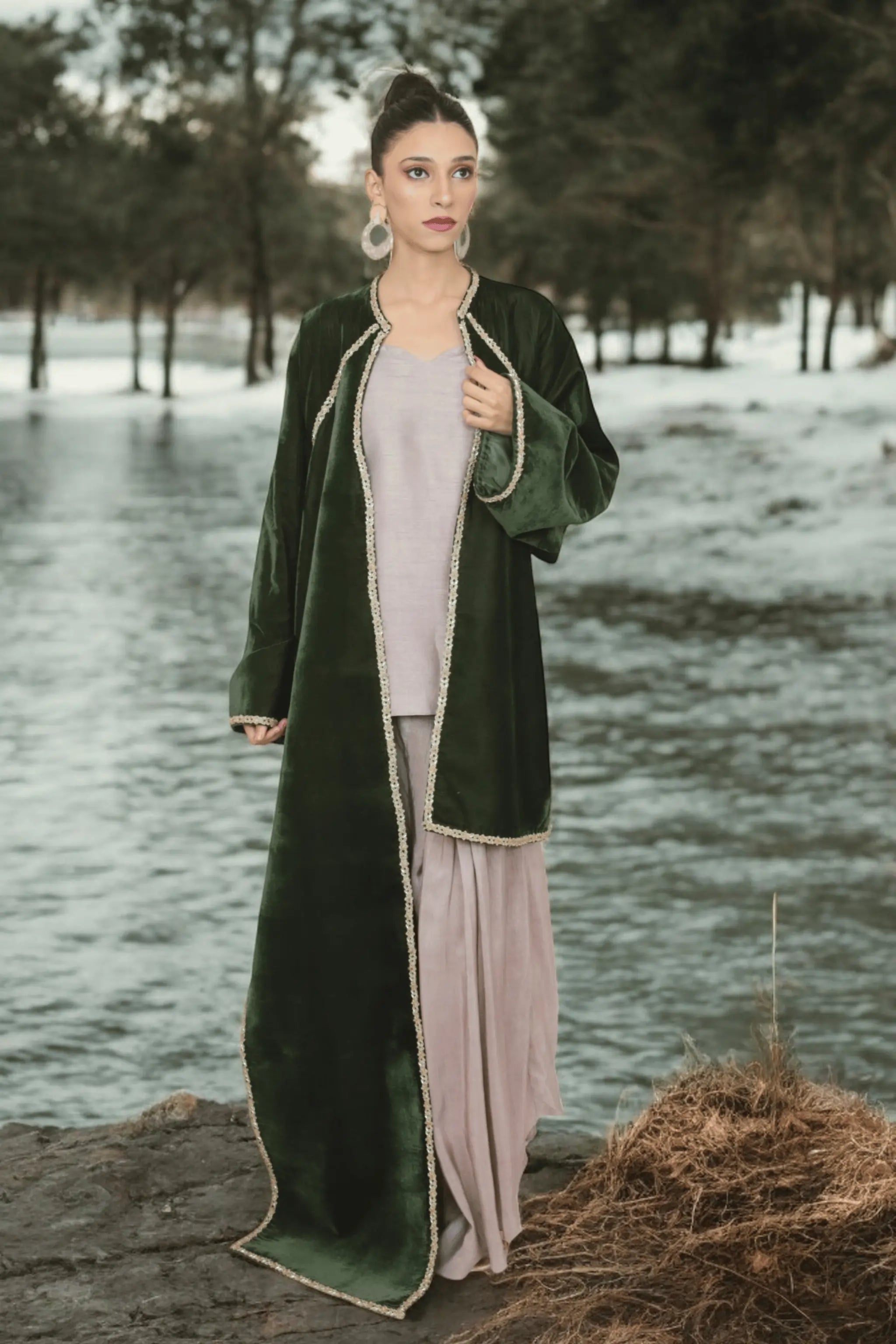 Pink Ivory Jacket Dress