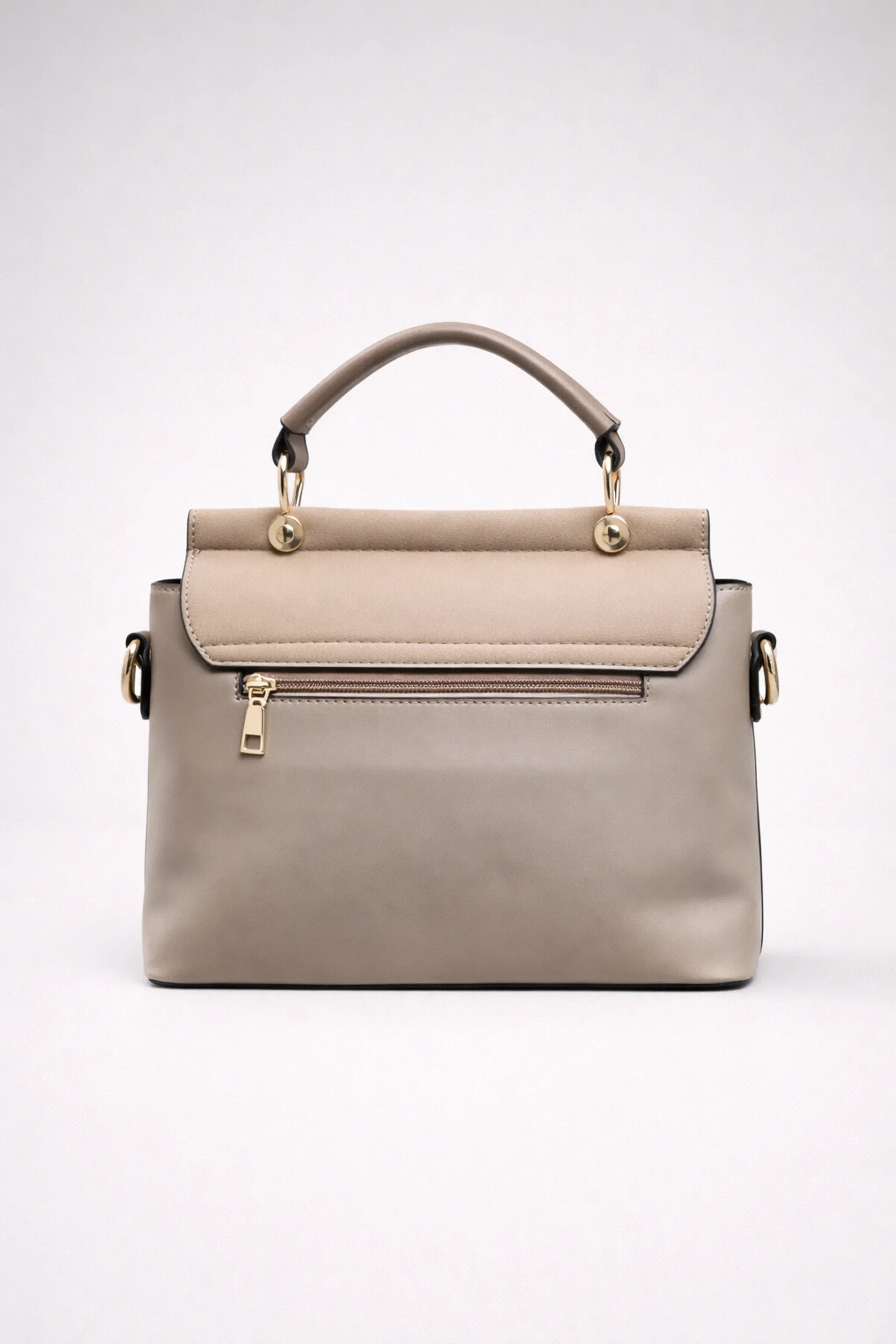 Square Large Buckle Leather Mini Bag – Office & Everyday Style