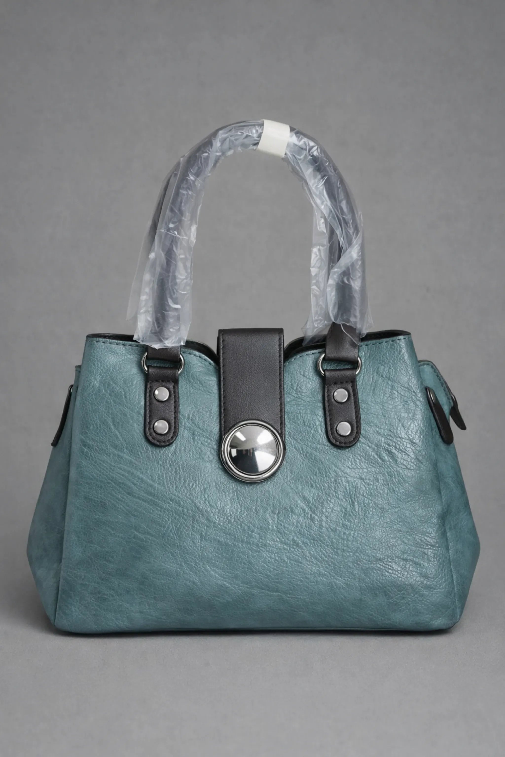 Teal Elegance – 3-Piece PU Leather Handbag Set