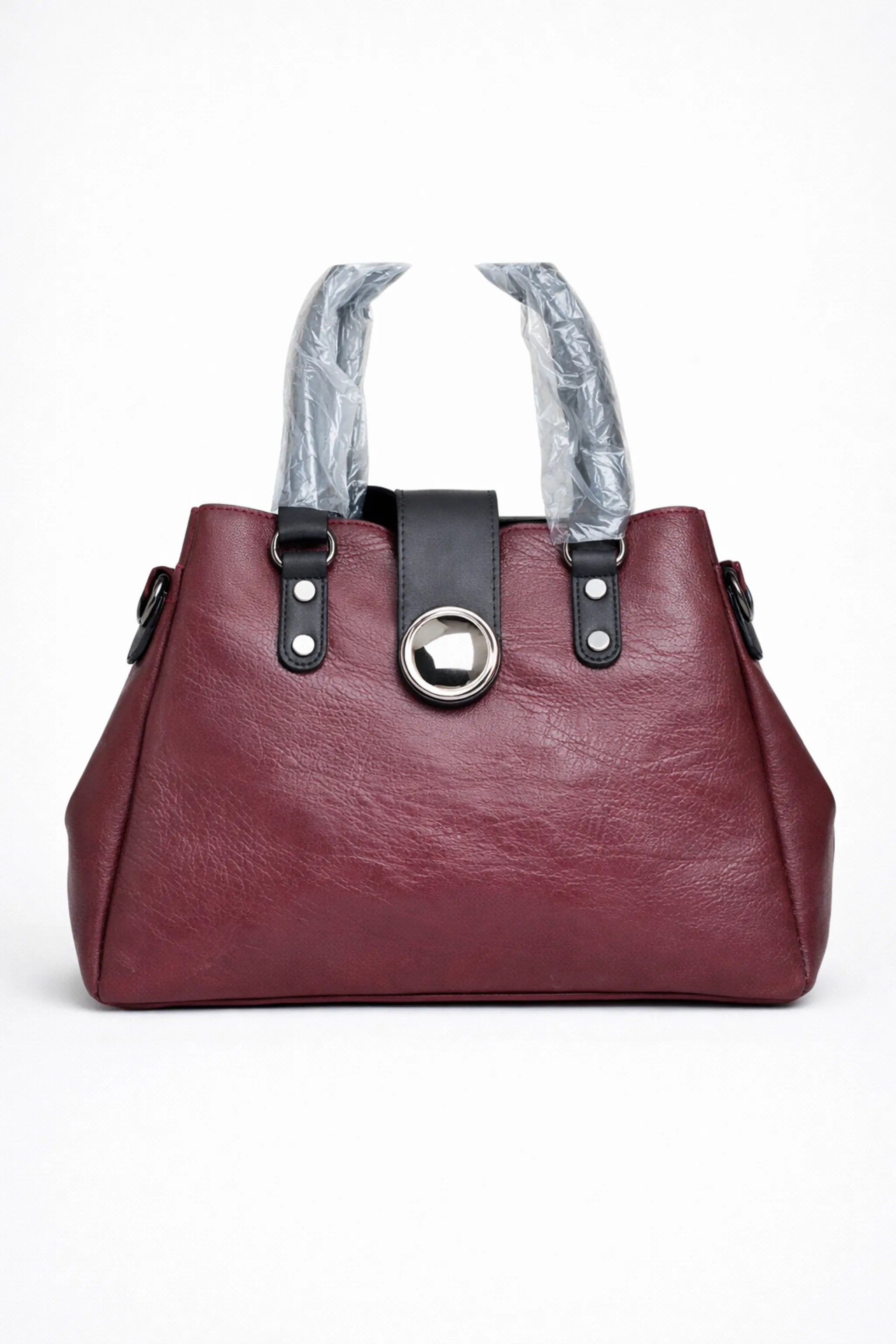 Classic Burgundy – 3-Piece Handbag Set