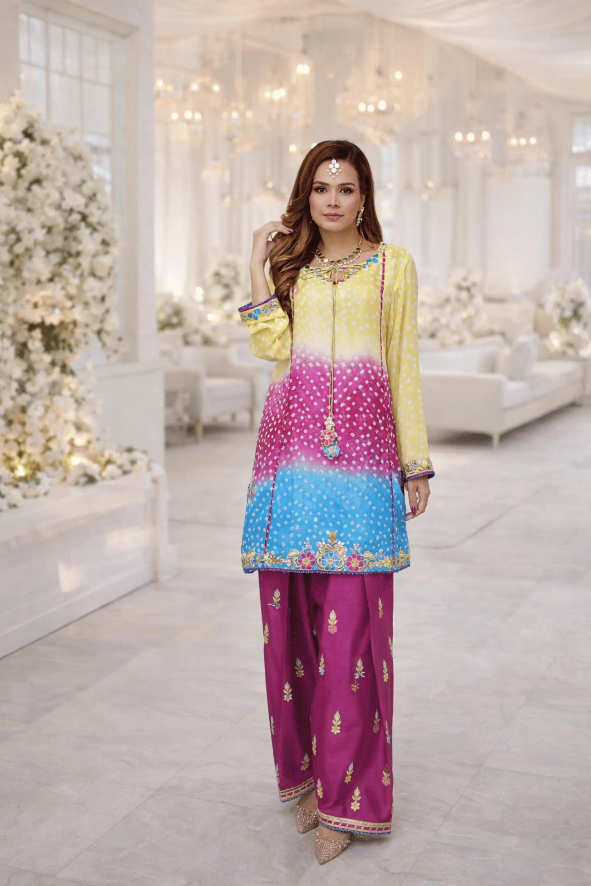 Chunri_Glow_full_3-piece_medium_silk_Korean_raw_silk_outfit_full