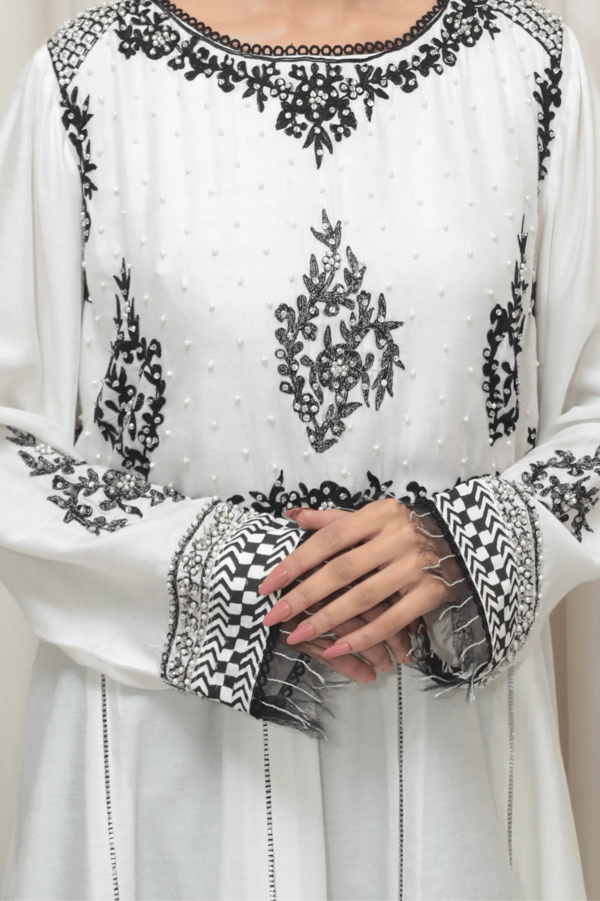 Elegant_A-line_frock_and_dopatta