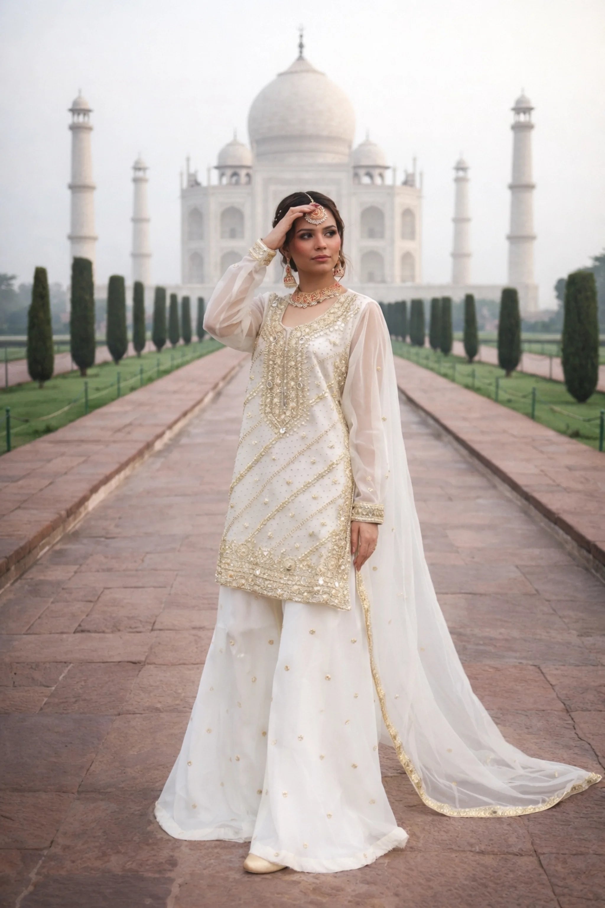 Organza_dupatta_with_gotta_and_bead_detailing