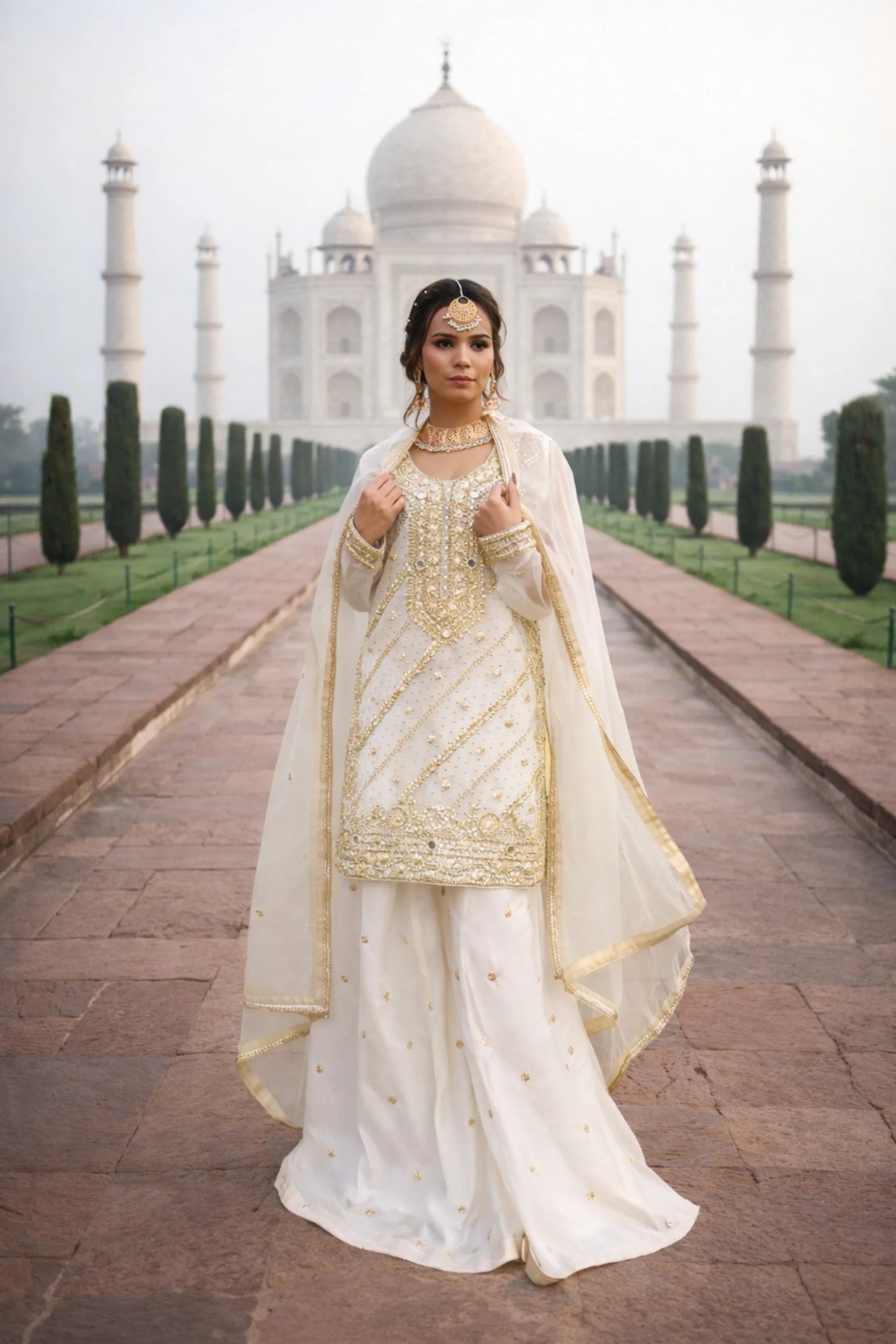 Organza_dupatta_with_gotta_and_bead_detailing