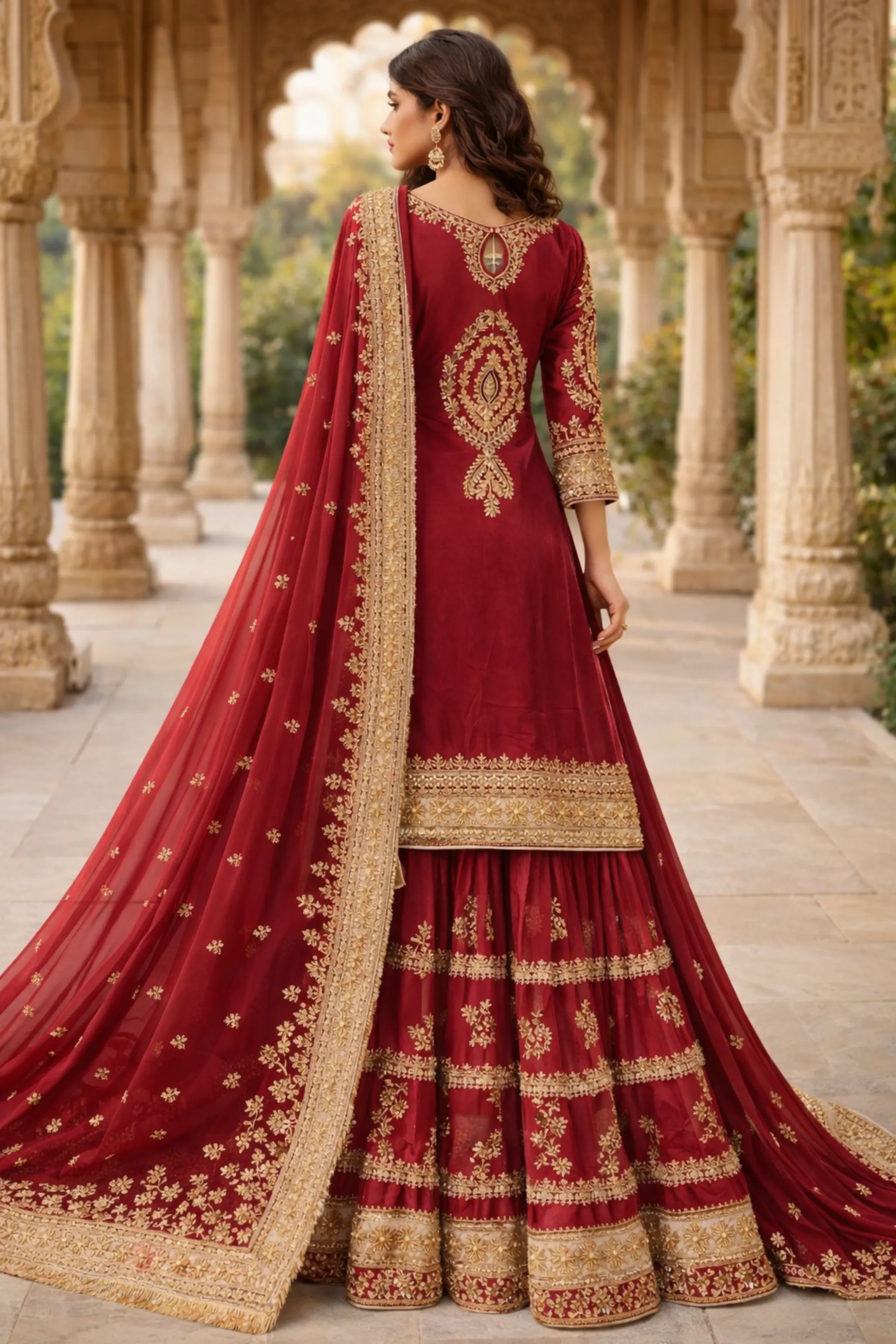 3 piece Luxury Gharara
